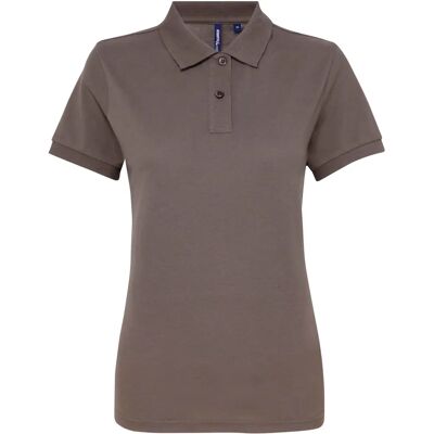 Asquith & Fox Dames Korte Mouw Performance Polo - Leisteen - 2XL Asquith & Fox Dames Korte Mouw Performance Polo - Leisteen - 2XL