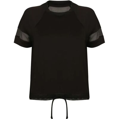 Tombo Black Oversize Athletic T-Shirt - T-Shirt Tombo Black Oversize Athletic T-Shirt - T-Shirt