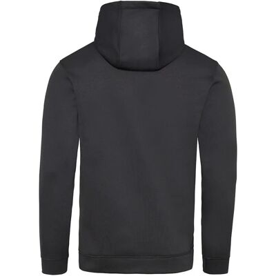 Felpa con cappuccio in poliestere unisex AWDis Jet Black S Felpa con cappuccio in poliestere unisex AWDis Jet Black S