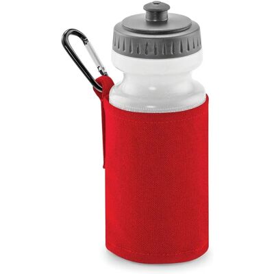 Quadra - Bouteille d’eau et pochette en tissu - Rouge - Taille Unique - Ensemble bouteilles - Publicité Quadra - Bouteille d’eau et pochette en tissu - Rouge - Taille Unique - Ensemble bouteilles - Publicité