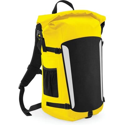 Sac à dos étanche 25 L Quadra Submerge - Jaune/Noir - Publicité Sac à dos étanche 25 L Quadra Submerge - Jaune/Noir - Publicité