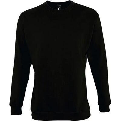 Sols Unisex Supreme Sweatshirt - Schwarz - Drop-Shoulder-Stil Sols Unisex Supreme Sweatshirt - Schwarz - Drop-Shoulder-Stil