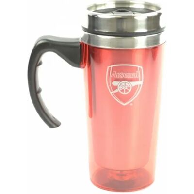 Arsenal FC Official Travel Mug Red/Silver - Travel Mug Arsenal FC Official Travel Mug Red/Silver - Travel Mug