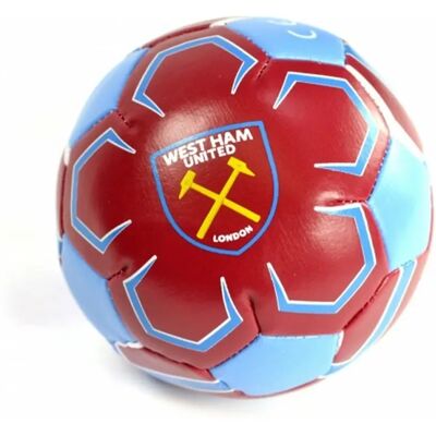 West Ham United FC West Ham FC Official Mini Soft Football - Sports Equipment West Ham United FC West Ham FC Official Mini Soft Football - Sports Equipment