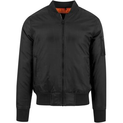 Build Your Brand Mens Contrast Bomber Jacket - Jacket Build Your Brand Mens Contrast Bomber Jacket - Jacket