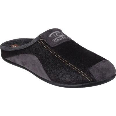 Cotswold Westwell Slipper Mule - Schwarz - Schuhart Cotswold Westwell Slipper Mule - Schwarz - Schuhart