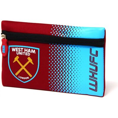 West Ham United FC Claret/Blue Fade Flat Pencil Case - Pencil Case West Ham United FC Claret/Blue Fade Flat Pencil Case - Pencil Case