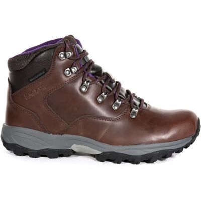 Botines de senderismo impermeables Regatta Great Outdoors Bainsford - Castaño/Púrpura - Talla 4 Botines de senderismo impermeables Regatta Great Outdoors Bainsford - Castaño/Púrpura - Talla 4