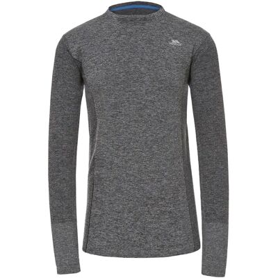 Trespass Timo Top de Manga Longa Sem Costura - Preto Trespass Timo Top de Manga Longa Sem Costura - Preto