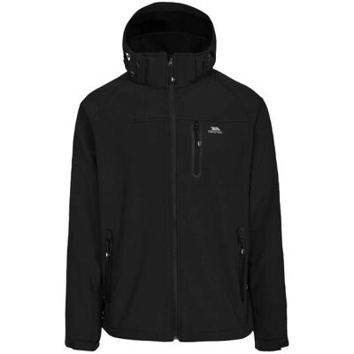 Jaqueta softshell impermeável Trespass Accelerator II - Preto - Tamanho: 42/Regular Jaqueta softshell impermeável Trespass Accelerator II - Preto - Tamanho: 42/Regular