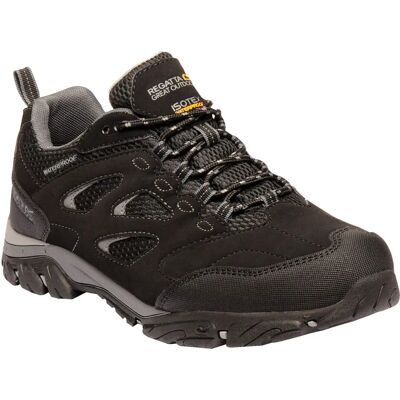 Zapatos de senderismo impermeables Regatta Hombre Holocombe IEP - Goma negra - Talla Uk 6.5 Zapatos de senderismo impermeables Regatta Hombre Holocombe IEP - Goma negra - Talla Uk 6.5