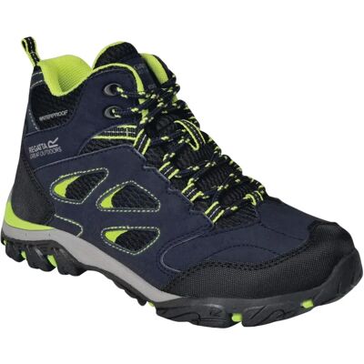 Regatta Holcombe Navy Lime Punch Bottes de marche imperméables - Bottes de marche - Publicité Regatta Holcombe Navy Lime Punch Bottes de marche imperméables - Bottes de marche - Publicité