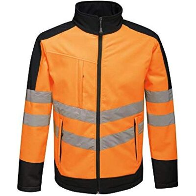 Regatta Herre Vandtæt Hi Vis Pro Softshell Arbejdsjakke Regatta Herre Vandtæt Hi Vis Pro Softshell Arbejdsjakke