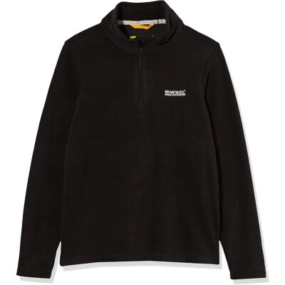 Regatta Kids Black Lightweight Half Zip Fleece - 13 Years - Fleece Pullover Regatta Kids Black Lightweight Half Zip Fleece - 13 Years - Fleece Pullover