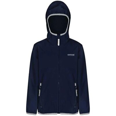 Regatta Kids Lightweight Lever II Waterproof Packaway Jacket Navy - Kid's Waterproof Jacket Regatta Kids Lightweight Lever II Waterproof Packaway Jacket Navy - Kid's Waterproof Jacket