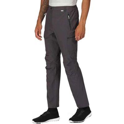 Regatta Highton Waterafstotende Wandelsbroeken - Heren - Grijs - Waterafstotend, UV-bescherming, stretch Regatta Highton Waterafstotende Wandelsbroeken - Heren - Grijs - Waterafstotend, UV-bescherming, stretch