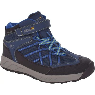 Botas de Senderismo para Niños Regatta Samaris V Impermeables - Azul/Neón Botas de Senderismo para Niños Regatta Samaris V Impermeables - Azul/Neón
