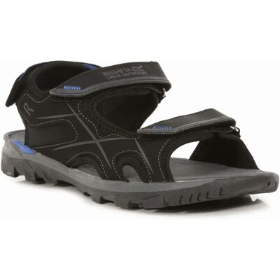 Regatta Men's Kota Drift Sandals - Black Nautical Blue Regatta Men's Kota Drift Sandals - Black Nautical Blue