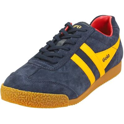 Gola Harrier Suede Women's Navy/Sun Red Trainers - Sneaker Gola Harrier Suede Women's Navy/Sun Red Trainers - Sneaker