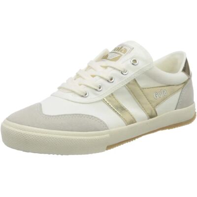 Gola White Gold Casual Trainers - Women’s Badminton Shoes Gola White Gold Casual Trainers - Women’s Badminton Shoes