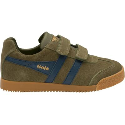 Gola Garçons Harrier Chaussures à scratch - Marron - Taille 13/13 ans - Publicité Gola Garçons Harrier Chaussures à scratch - Marron - Taille 13/13 ans - Publicité