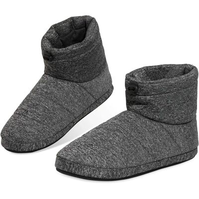 Chaussons Dunlop pour Hommes Gris - Pantoufles - Publicité Chaussons Dunlop pour Hommes Gris - Pantoufles - Publicité