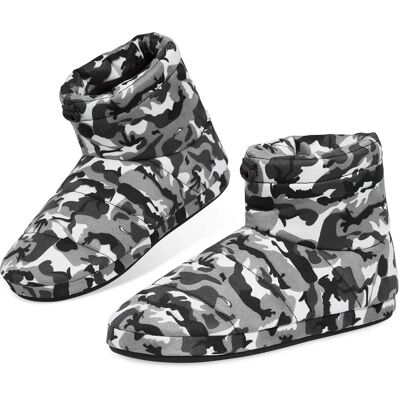 Chaussons Dunlop Camogrey pour hommes - Chauds et confortables - Publicité Chaussons Dunlop Camogrey pour hommes - Chauds et confortables - Publicité