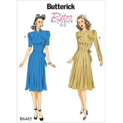 Butterick 6485 Vintage Style Dress - Easy to Wear Butterick 6485 Vintage Style Dress - Easy to Wear