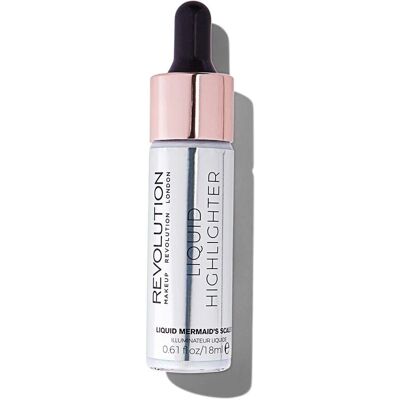 Makeup Revolution Meerjungfrau Schuppen Flüssiger Highlighter - 18ml Makeup Revolution Meerjungfrau Schuppen Flüssiger Highlighter - 18ml