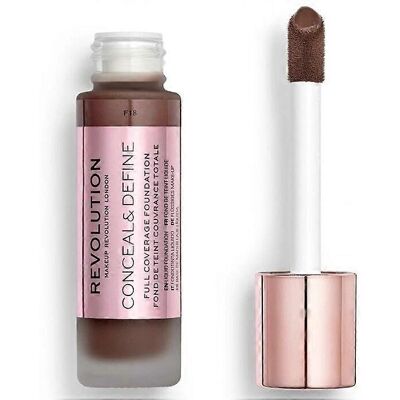 Makeup Revolution F18 - Βάση Conceal & Define - Διαφορετικές αποχρώσεις Makeup Revolution F18 - Βάση Conceal & Define - Διαφορετικές αποχρώσεις