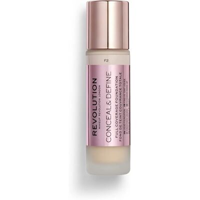 Makeup Revolution Conceal Define Foundation F8.5 - Foundation Makeup Revolution Conceal Define Foundation F8.5 - Foundation