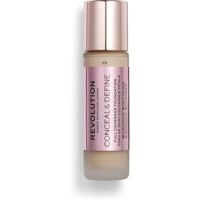 Revolution Make Up Conceal & Define Base de Maquiagem de Cobertura Total F9 Revolution Make Up Conceal & Define Base de Maquiagem de Cobertura Total F9