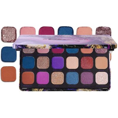 Palette de Fards à Paupières Eutopia de Makeup Revolution - 18 teintes - Publicité Palette de Fards à Paupières Eutopia de Makeup Revolution - 18 teintes - Publicité