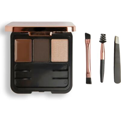 Makeup Revolution Σκούρο Kit Σχηματισμού Φρυδιών - Παλέτα για Φρύδια Makeup Revolution Σκούρο Kit Σχηματισμού Φρυδιών - Παλέτα για Φρύδια
