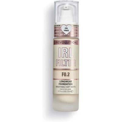 Makeup Revolution IRL Filter Longwear Foundation - F0.2 - Soft Matte Makeup Revolution IRL Filter Longwear Foundation - F0.2 - Soft Matte