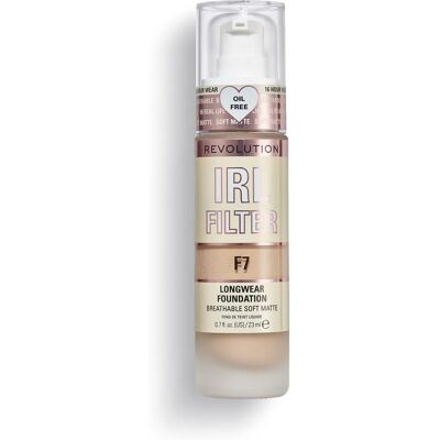 Makeup Revolution IRL Filter Fond de Teint Mat Longue Durée F7 - Fond de Teint Makeup Revolution IRL Filter Fond de Teint Mat Longue Durée F7 - Fond de Teint