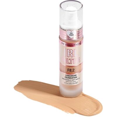 Makeup Revolution IRL Filter Longwear Foundation - F8.2 - Couvrance Moyenne à Pleine - 23ml - Publicité Makeup Revolution IRL Filter Longwear Foundation - F8.2 - Couvrance Moyenne à Pleine - 23ml - Publicité