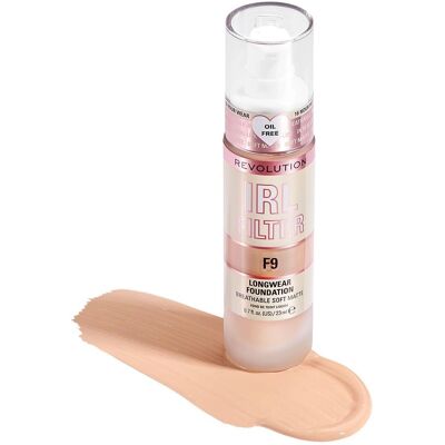 Makeup Revolution F9 Fond de Teint - Longue Tenue, Mat, 16H Makeup Revolution F9 Fond de Teint - Longue Tenue, Mat, 16H