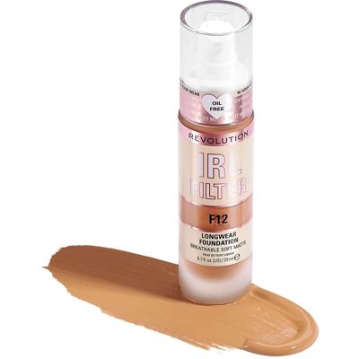Revolution Maquillage IRL Filter Longwear - F12 - Finition douce, Haute couvrance, 16H Revolution Maquillage IRL Filter Longwear - F12 - Finition douce, Haute couvrance, 16H