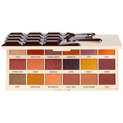 Palette de Fards à Paupières en Chocolat - Nudes Caramel - Publicité Palette de Fards à Paupières en Chocolat - Nudes Caramel - Publicité