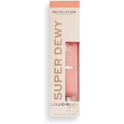 Makeup Revolution Superdewy Liquid Blush Fake The Flush - Blush liquide - Publicité Makeup Revolution Superdewy Liquid Blush Fake The Flush - Blush liquide - Publicité