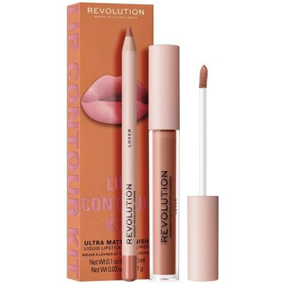 Makeup Revolution Lover Kit Contour Χείλη - Σετ και Ματ Κραγιόν Makeup Revolution Lover Kit Contour Χείλη - Σετ και Ματ Κραγιόν