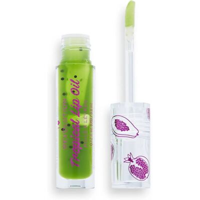 I Heart Revolution Tasty Tropical Lip Oil Kiwi - Huile à lèvres, Vegan, Hydratante, Brillance I Heart Revolution Tasty Tropical Lip Oil Kiwi - Huile à lèvres, Vegan, Hydratante, Brillance