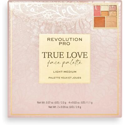 Revolution Pro True Love Light-Medium Makeup Palette Revolution Pro True Love Light-Medium Makeup Palette