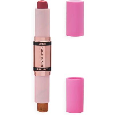 Makeup Revolution Blush & Highlight Stick Flushing Pink - Make-up Stick Makeup Revolution Blush & Highlight Stick Flushing Pink - Make-up Stick