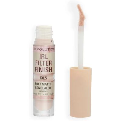 Διορθωτικό Makeup Revolution IRL Filter - C0.5 - Πλήρης κάλυψη - Χωρίς ζωικά προϊόντα Διορθωτικό Makeup Revolution IRL Filter - C0.5 - Πλήρης κάλυψη - Χωρίς ζωικά προϊόντα