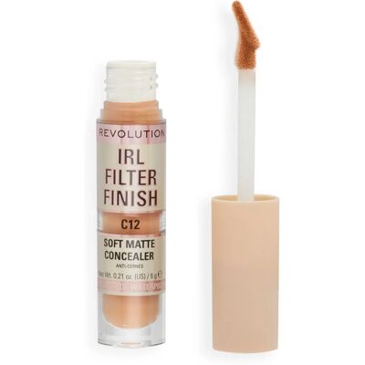 Makeup Revolution IRL Filter Finish Concealer C12 - Abdeckstift Makeup Revolution IRL Filter Finish Concealer C12 - Abdeckstift