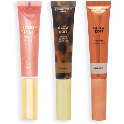 Revolution Pro Cream Face Wand Trio Medium - Face Wand Set Revolution Pro Cream Face Wand Trio Medium - Face Wand Set
