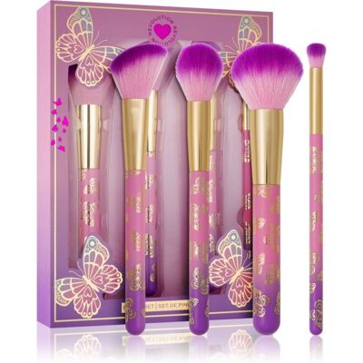 I Heart Revolution Butterfly Makeup Brush Set - 4 Pieces I Heart Revolution Butterfly Makeup Brush Set - 4 Pieces