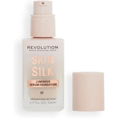 Makeup Revolution Skin Silk Serum Foundation F1 - Βάση Makeup Revolution Skin Silk Serum Foundation F1 - Βάση